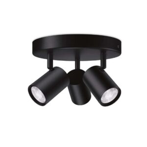 WiZ - Imageo 3 Loftlampe Round RGB Black