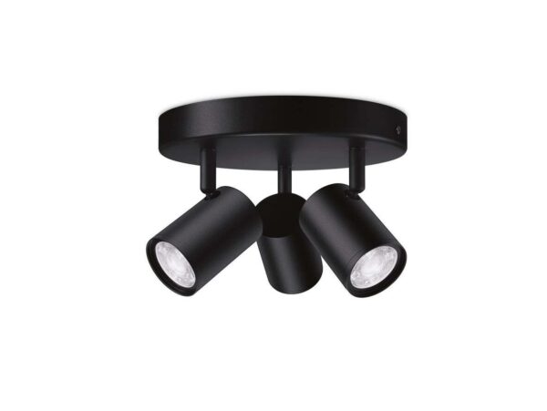 WiZ - Imageo 3 Loftlampe Round RGB Black