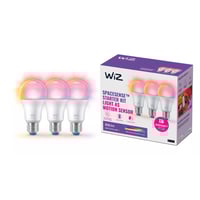 WiZ LED pre, Color, 8,5W, E27, dmpbar, WiFi/Matter (3 stk/pak)