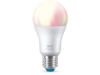 WiZ Pære 8,5 W (svarende til 60 W) A60 E27, Smart pære, Wi-Fi, Hvid, Integreret LED, E27, A60