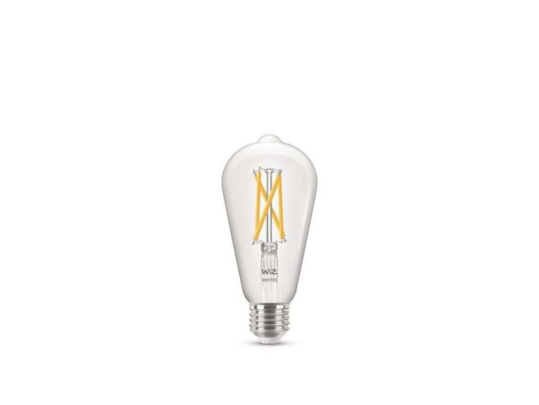 WiZ - Pære Smart TW 7W 806lm 2700-6500K Edison Clear E27