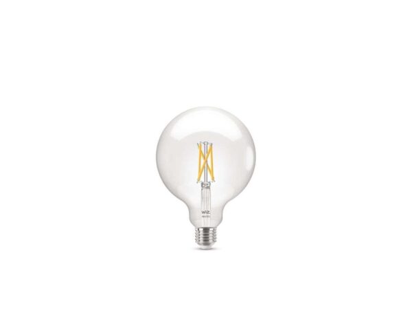 WiZ - Pære Smart TW 7W 806lm 2700-6500K Globe Giant Clear E27