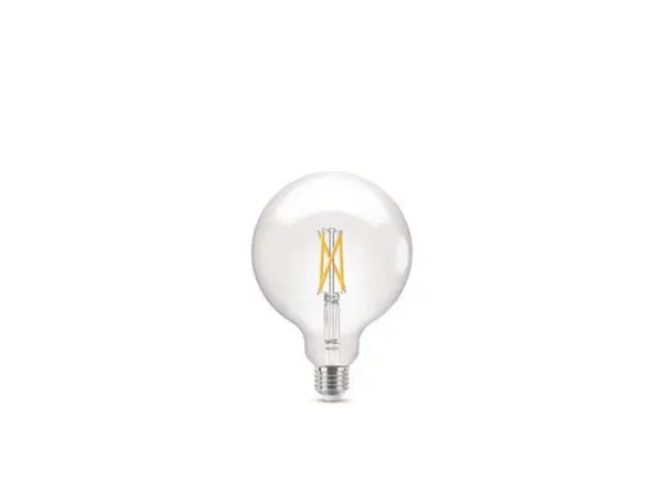 WiZ - Pære Smart TW 7W 806lm 2700-6500K Globe Giant Clear E27