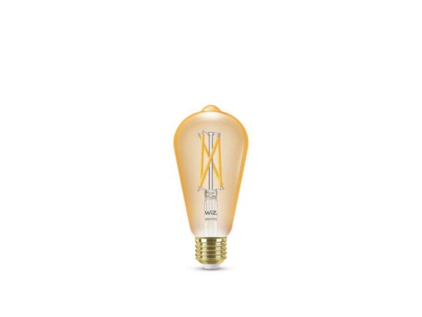 WiZ - Pære Smart TW Amb. 7W 640lm 2000-5000K Edison Gold E27