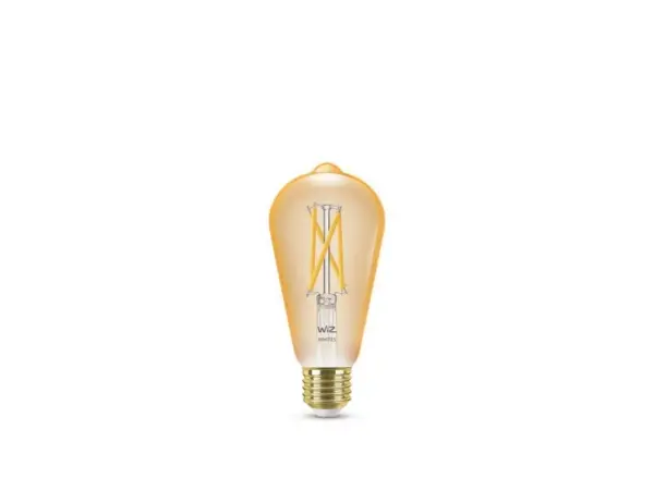 WiZ - Pære Smart TW Amb. 7W 640lm 2000-5000K Edison Gold E27