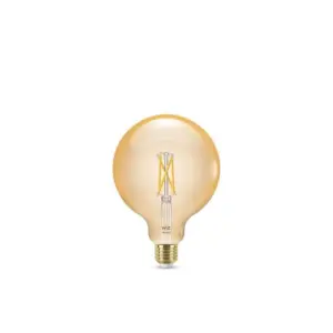 WiZ - Pære Smart TW Amb. 7W 640lm 2000-5000K Globe Giant Gold E27