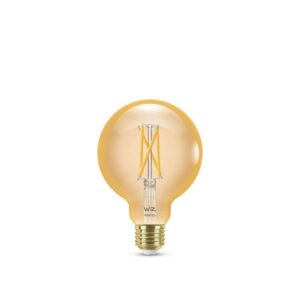 WiZ - Pære Smart TW Amb. 7W 640lm 2000-5000K Globe Gold E27