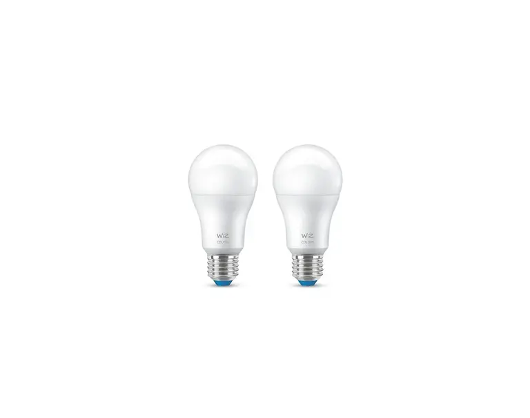 WiZ - Pærer Smart Color 8,5W 806lm 2200-6500K RGB 2-pak E27
