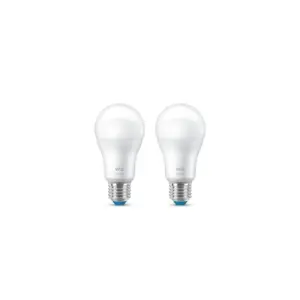 WiZ - Pærer Smart Color 8,5W 806lm 2200-6500K RGB 2-pak E27