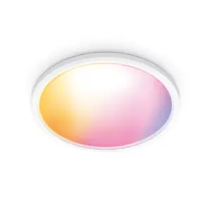 WiZ - SuperSlim Loftlampe RGB 42 cm Hvid