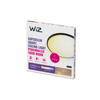 WiZ SuperSlim plafond, 29 cm, 1500lm, Tunable White, 16W, WiFi/Matter, Sort
