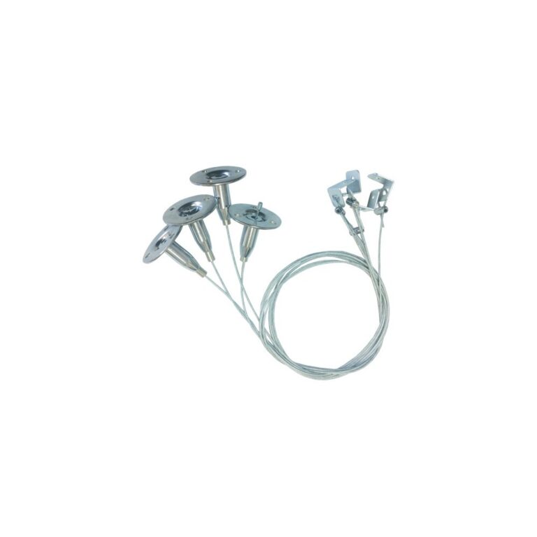 Wire sæt til LED panel - 1 meter, justerbar højde, sæt med 4 stk