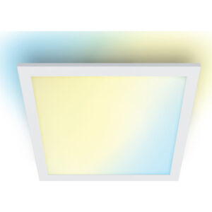 Wiz Superslim panel, justerbar hvid, hvid, 60x60 cm