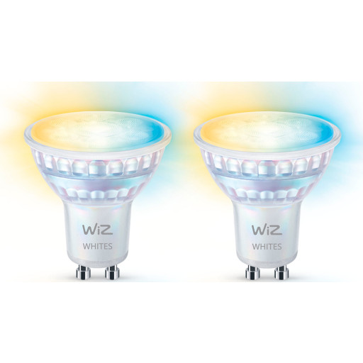 Wiz Wifi GU10 spotpære, 2700K-6500K, 4,7W, 2-pak