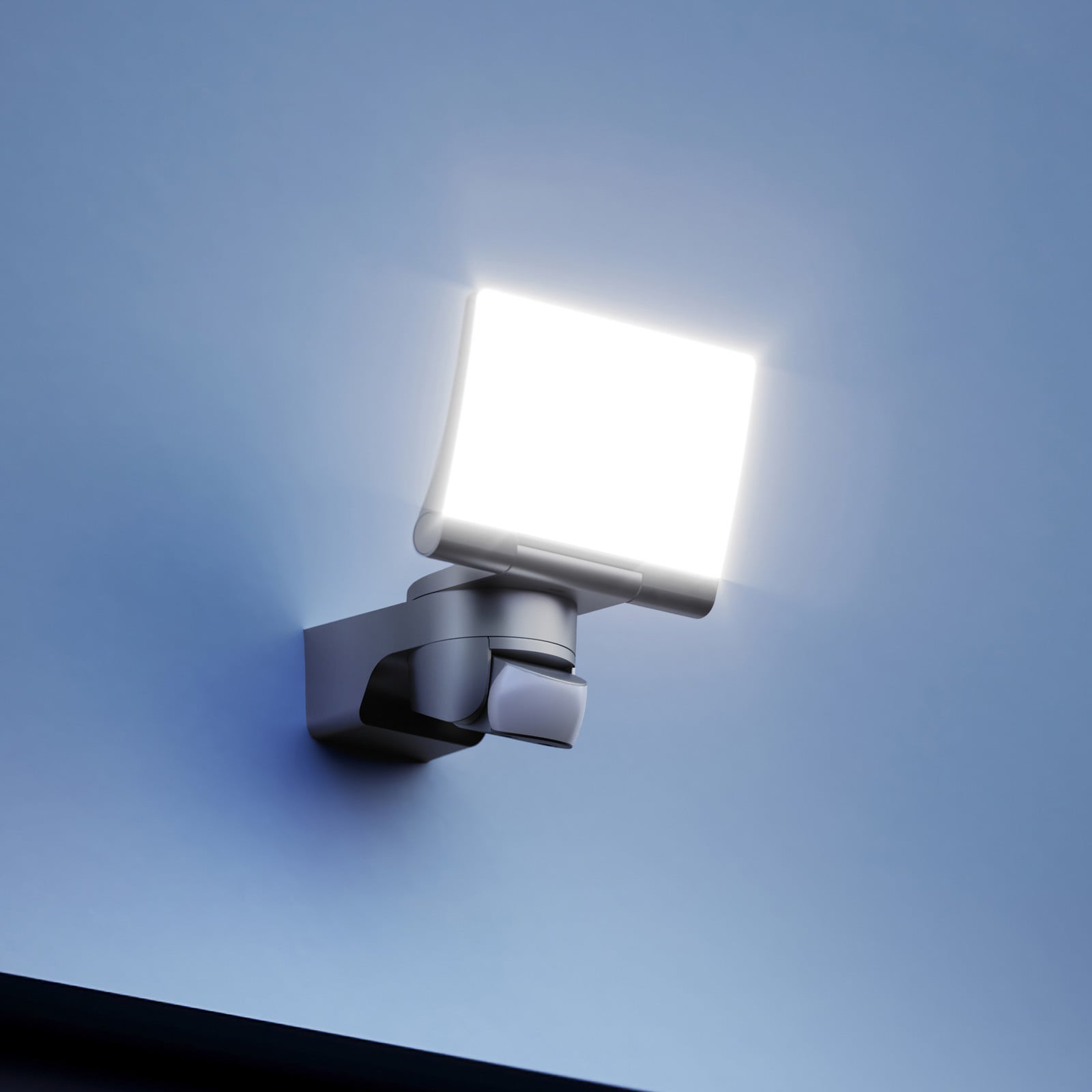 XLED Home 2 S LED-sensor-udendørs spotlampe, antracit - STEINEL - Moderne - Plastik - Kantet
