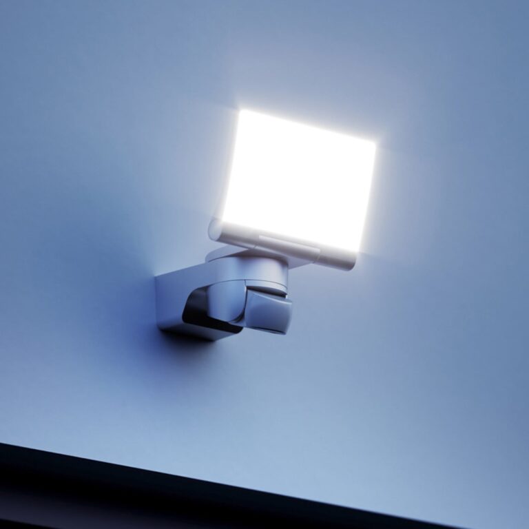XLED Home 2 SC Smart udendørs LED-spot, hvid, med sensor – STEINEL - Altan - Moderne - Plastik - Kantet