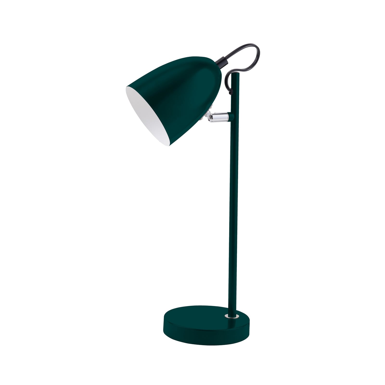 YEP bordlampe, grøn, højde 37 cm, metal, E14 Halo Design - Stue - Med én lyskilde