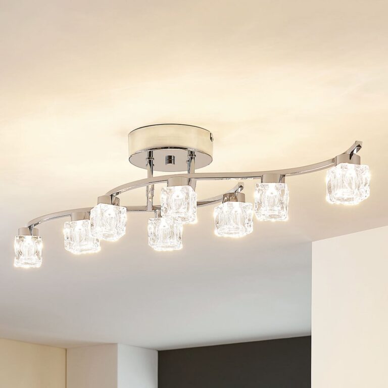Yaro LED Loftlampe Clear/Chrome Lindby - Stue - Moderne - Metal - Med flere lyskilder