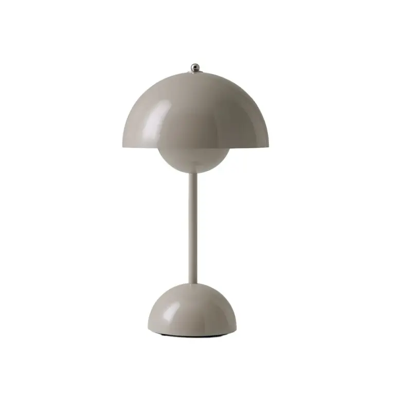 &Tradition - Flowerpot VP9 LED-batteridrevet bordlampe, grå-beige