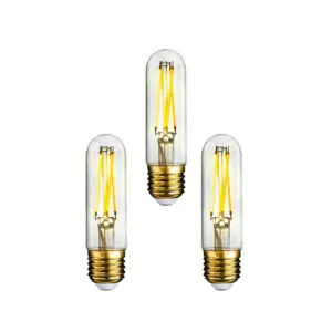 e3light - 3-pack Pære LED 7,5W (900lm) T30 CRI90 Dæmpbar E27