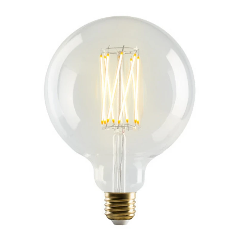 e3light - LED-pære 2,5W Vintage Globe Ø125 Klar E27
