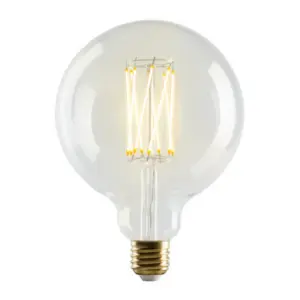 e3light - Pære LED 2,5W (220lm) Vintage Globe Ø125 Klar Dæmpbar E27