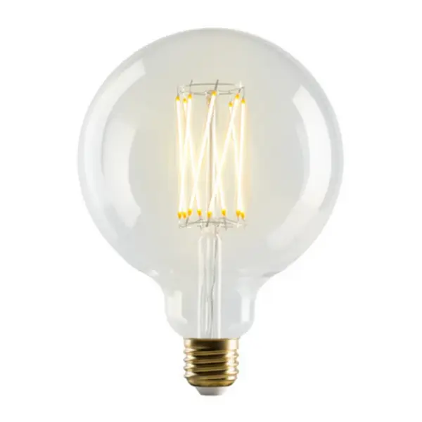 e3light - Pære LED 2,5W (220lm) Vintage Globe Ø125 Klar Dæmpbar E27