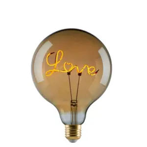 e3light - Pære LED 3W Love Down Golden CRI90 dæmpbar E27
