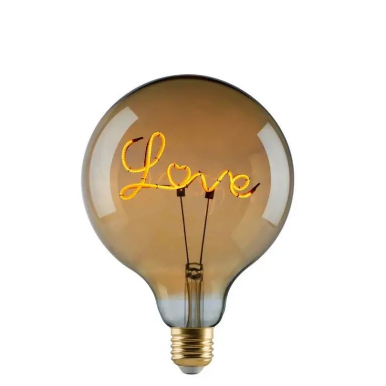 e3light - Pære LED 3W Love Down Golden CRI90 dæmpbar E27