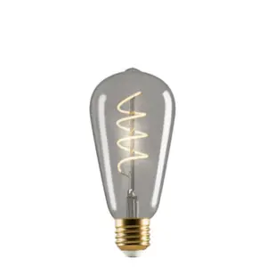e3light - Pære LED 4W (140lm) ST64 Smoked CRI90 Dæmpbar E27