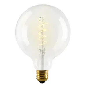 e3light - Pære LED 4W (200lm) Ø125 Klar CRI90 Dæmpbar E27