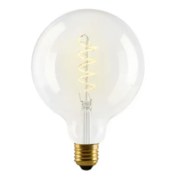 e3light - Pære LED 4W (200lm) Ø125 Klar CRI90 Dæmpbar E27