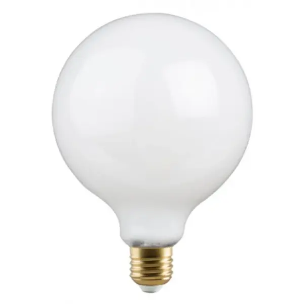 e3light - Pære LED 5,7W (806lm) Ø125 Opal CRI80 Dæmpbar E27