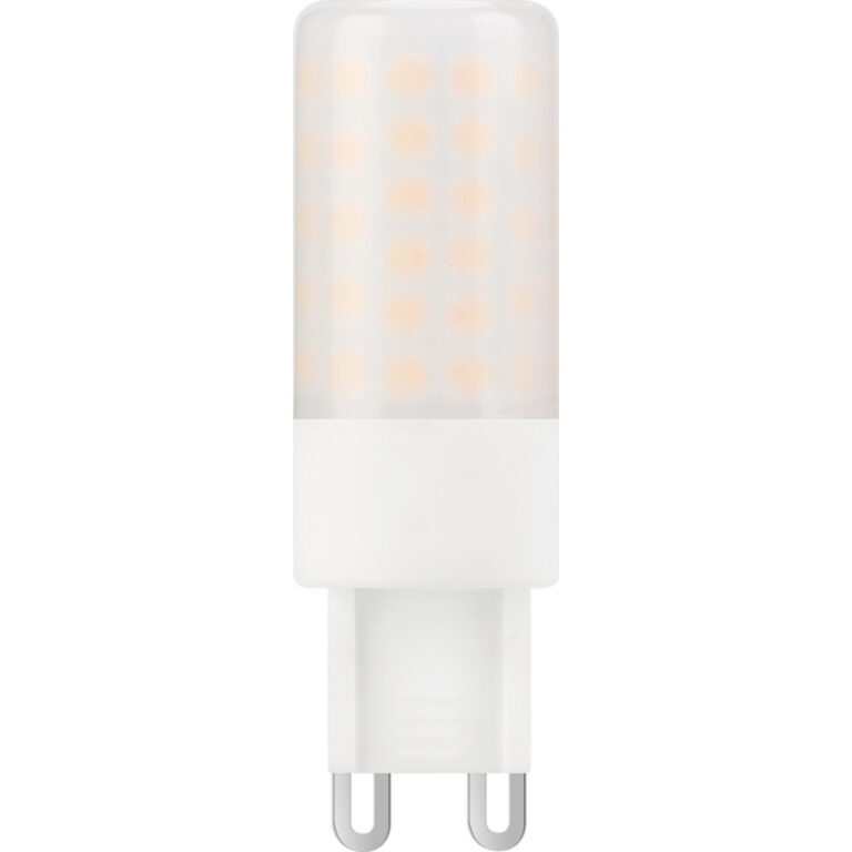 e3light WarmDim G9 stiftpære, 2000K-2700K, 5W