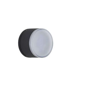 lindby - Mathea Round LED Udendørs Loftlampe Dark Grey Lindby